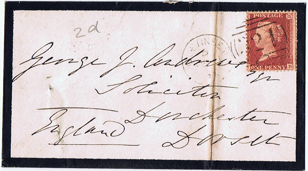 Letter George Andrews 1861