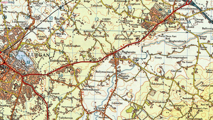 Map Northern Ireland